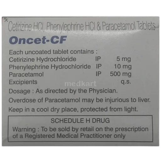 oncet cf tablet 10's